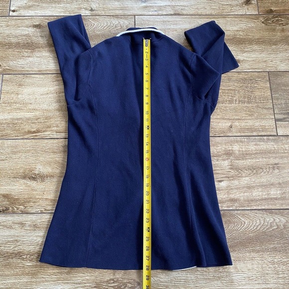 Ralph Lauren LRL Cardigan Sweater Knit Blazer L Large Black Crest Monogram Crown - Picture 6 of 11